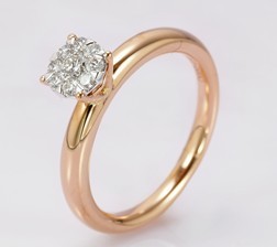 18K金钻石戒指TG010F-13【0020008】
